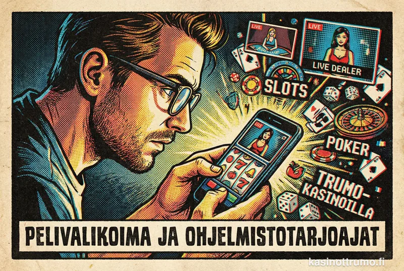 Pelivalikoima ja ohjelmistotarjoajat Trumo-kasinoilla